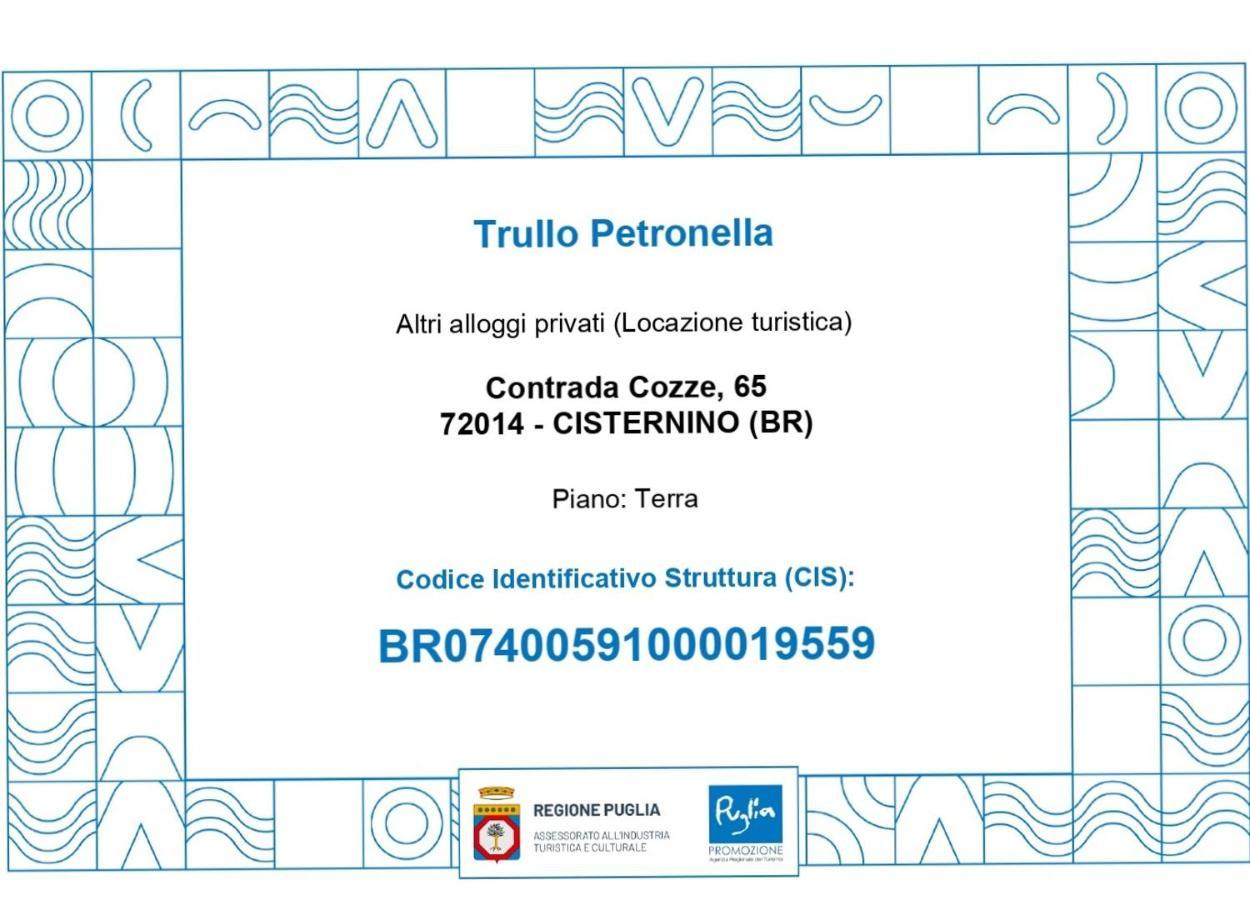 Willa Trullo Petronella Cisternino Zewnętrze zdjęcie